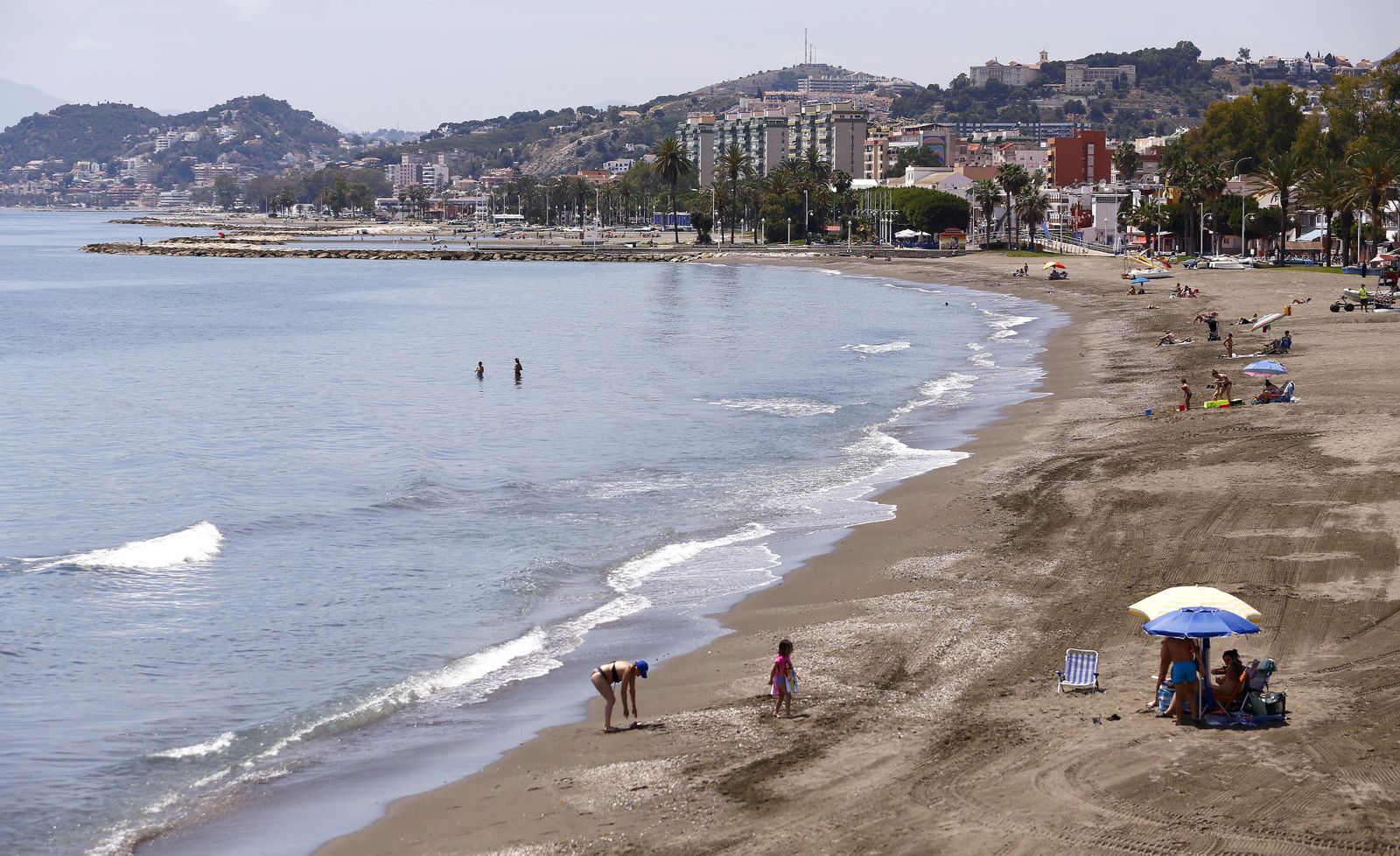 Fotos de Pedregalejo, en Málaga, en el arranque de la fase 2