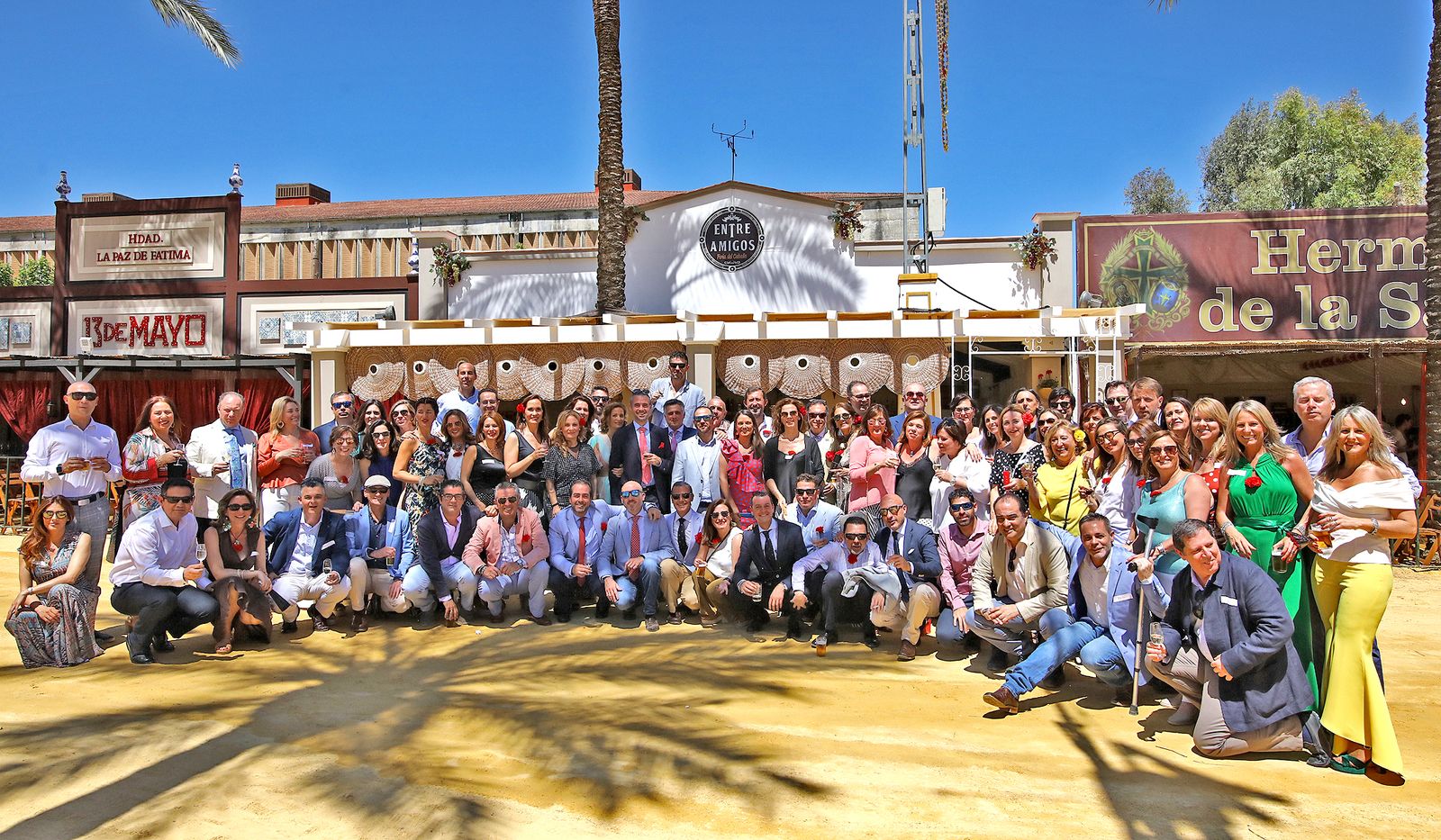 Imágenes del  alumbrado y ambiente en la Feria