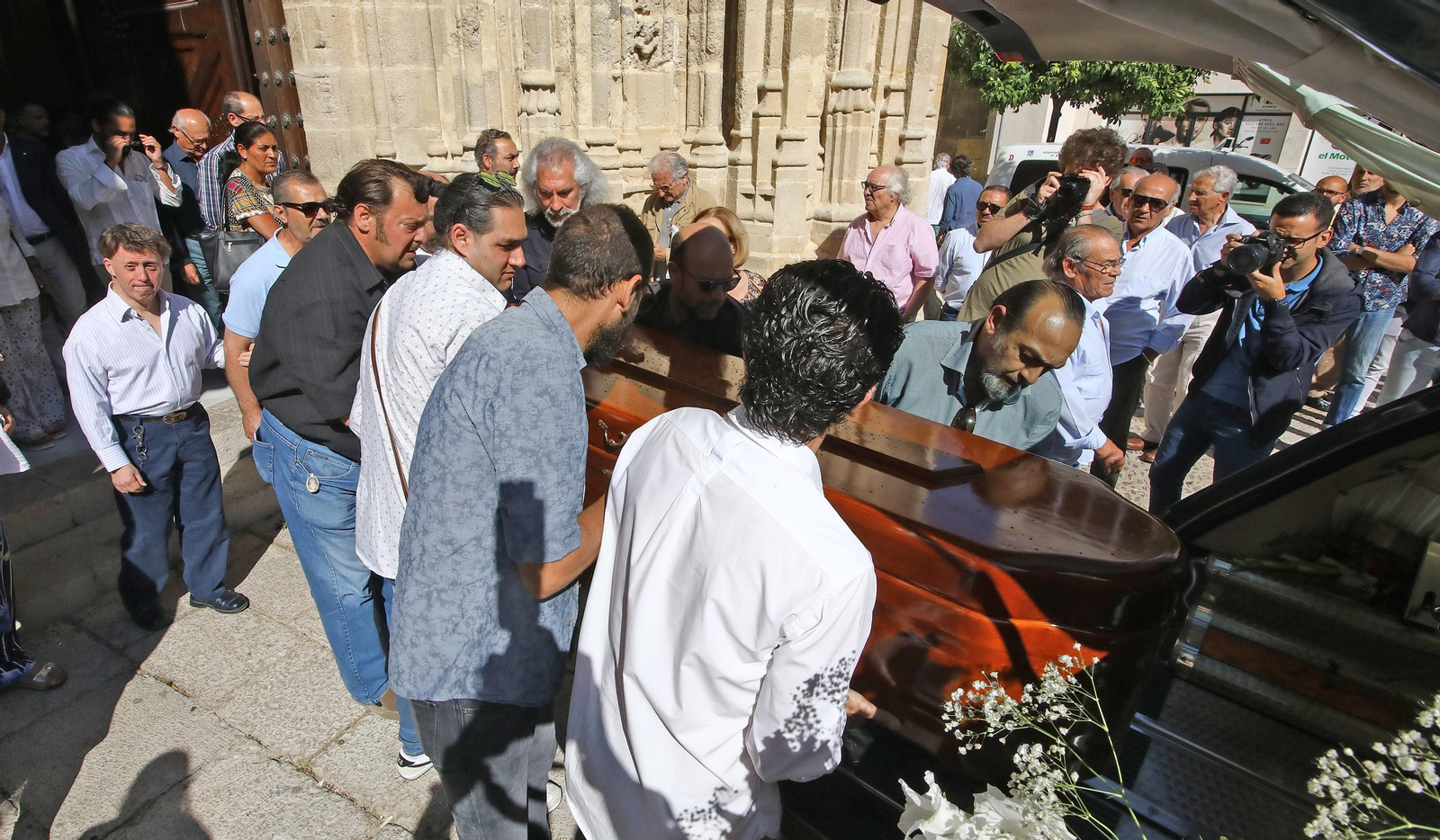 Funeral de Fernando de la Morena en Santiago