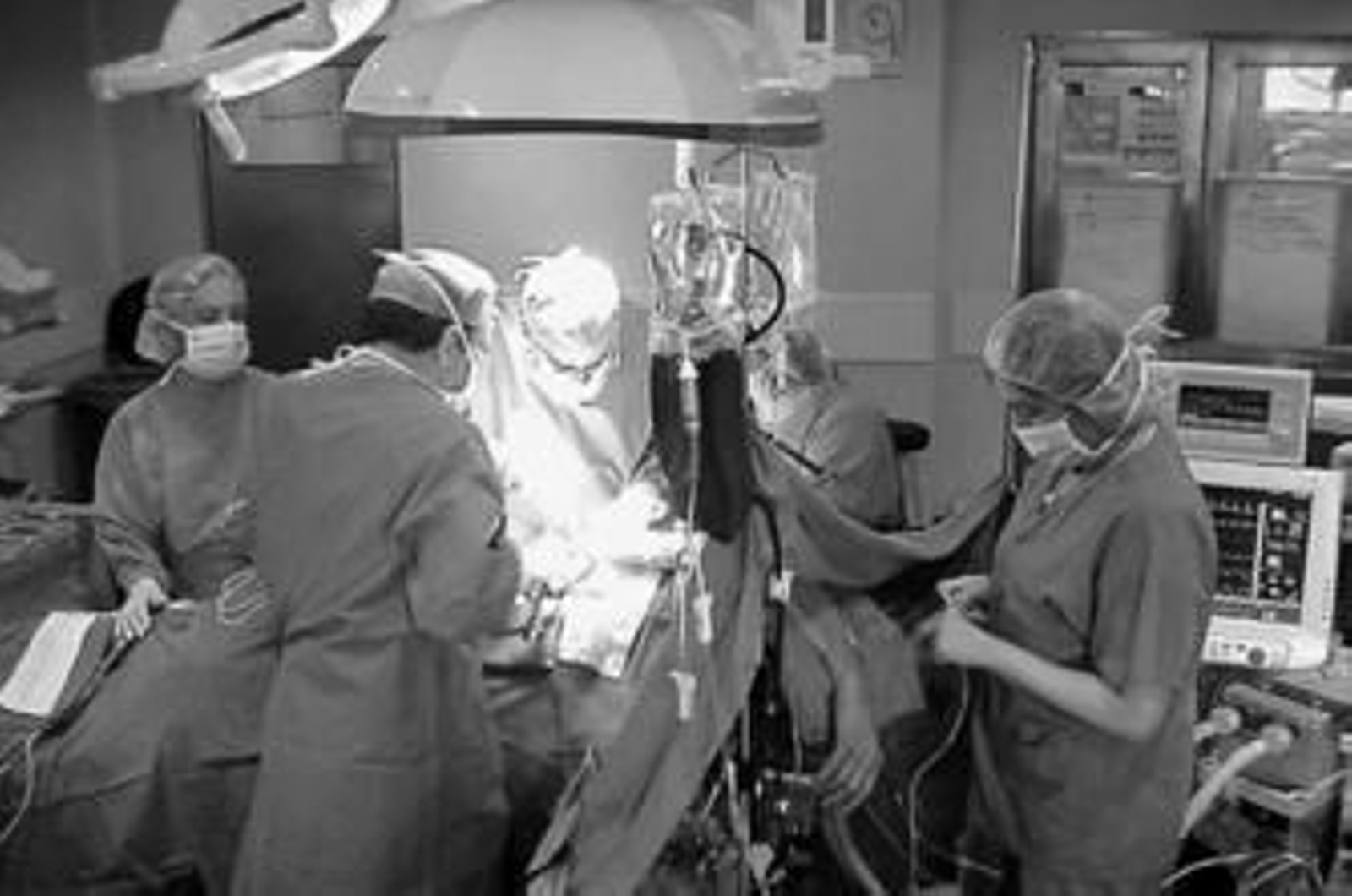 Una intervención en el Hospital Carlos Haya de Málaga.