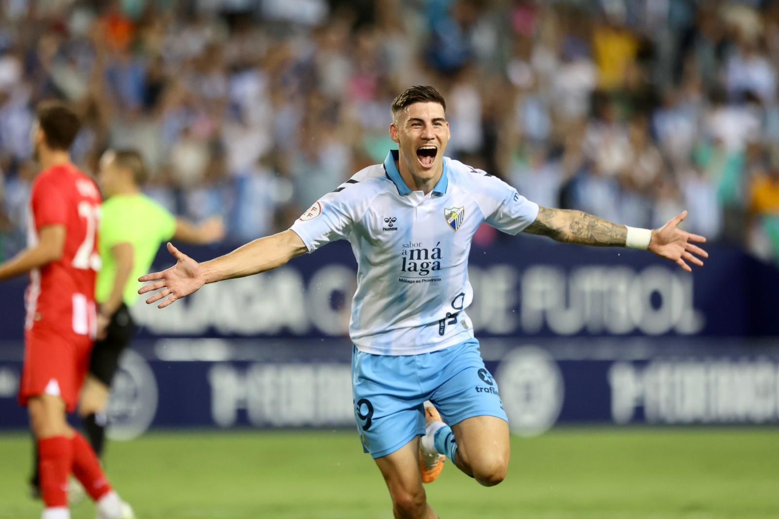 El Málaga CF-Atlético de Madrid B, en fotos