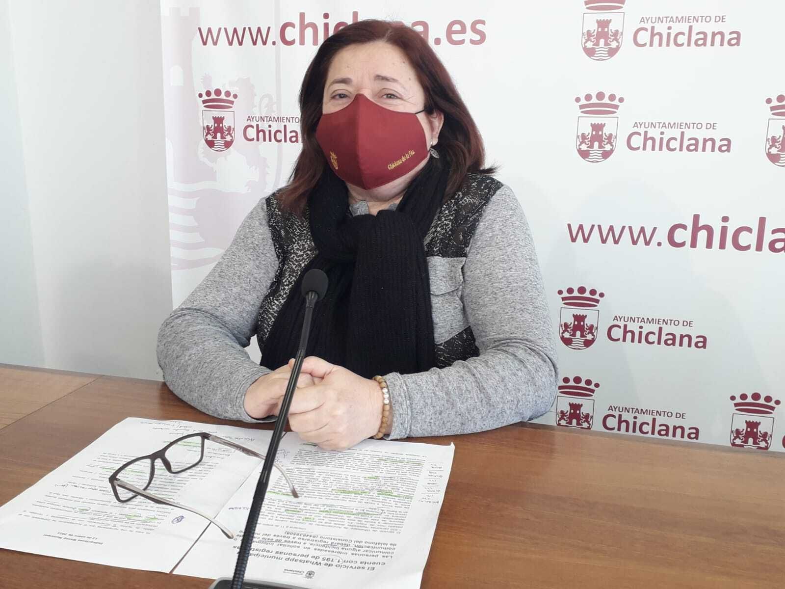 Cándida Verdier, portavoz del gobierno municipal de Chiclana.