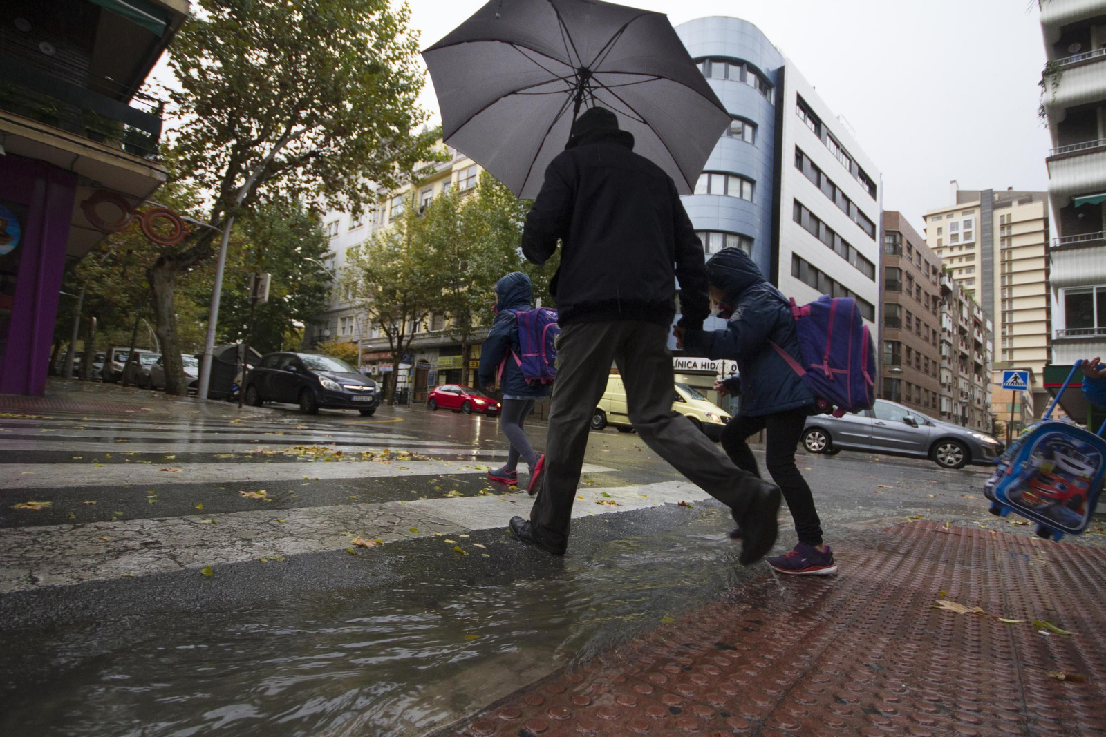 Imágenes de la lluvia en Granada
