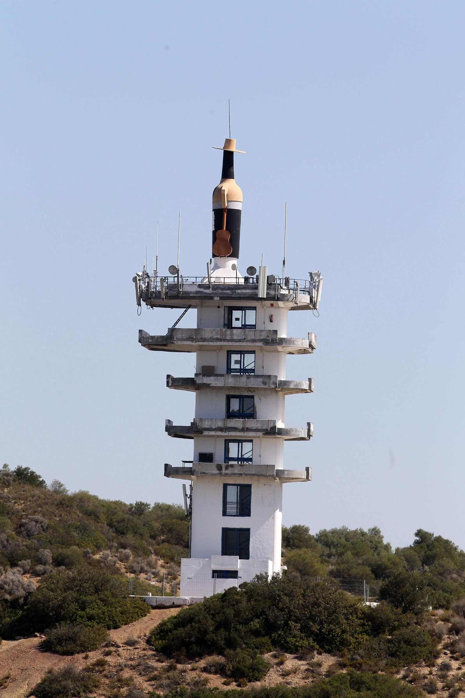 Aspecto actual que presenta la Torre Tío Pepe.