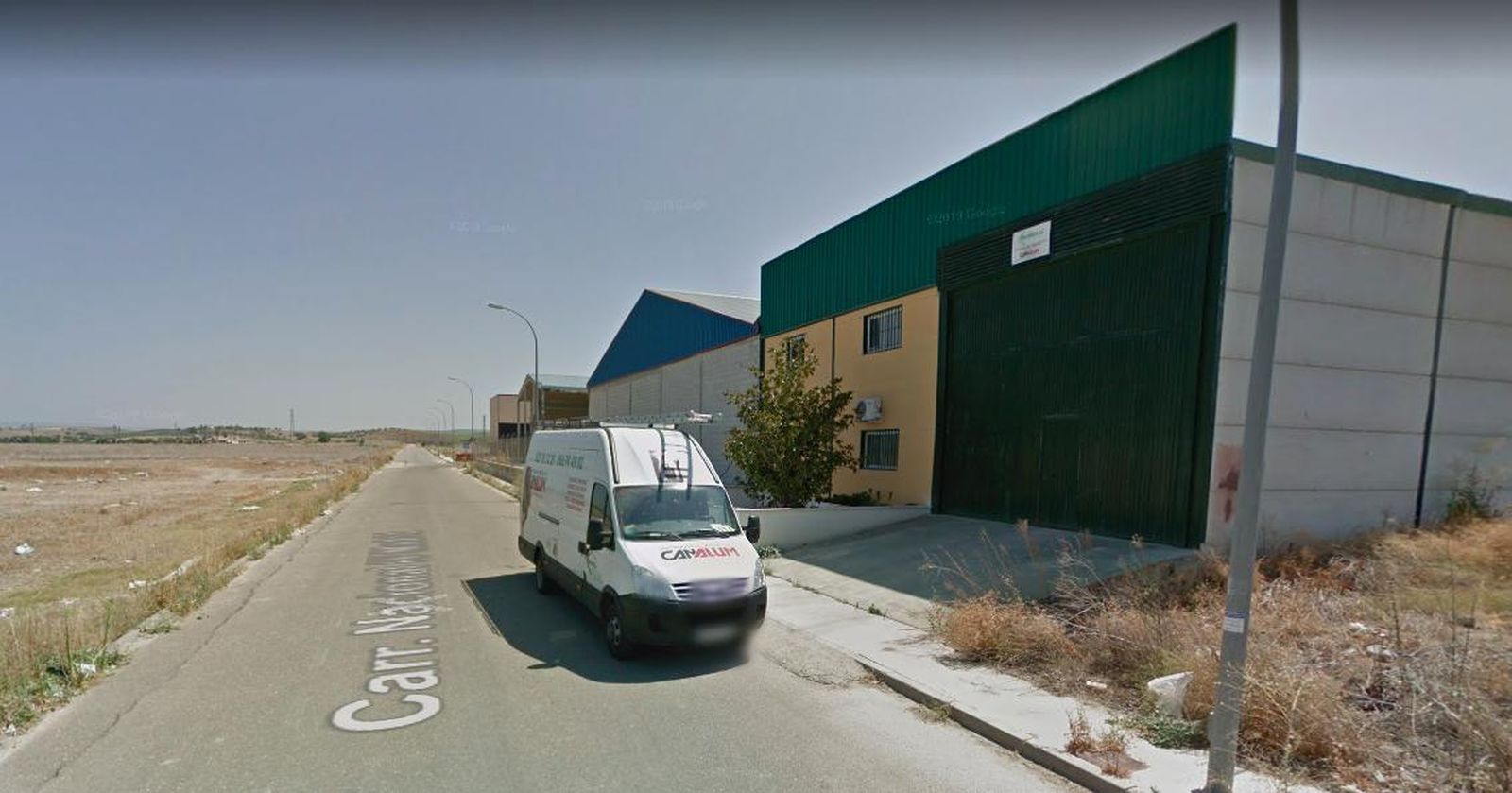 Imagen de Google Maps, del polígono industrial La Azucarera, de El Carpio.