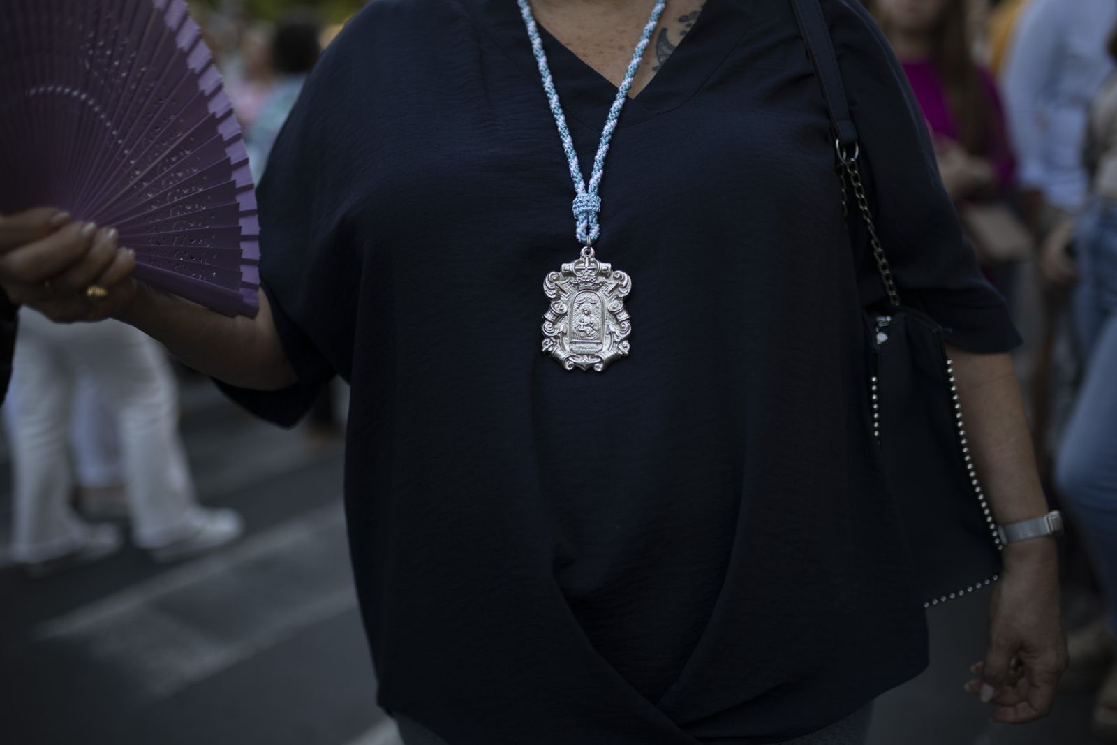 Imágenes de la salida de la Virgen de la Cinta desde la Catedral hacia el Santuario