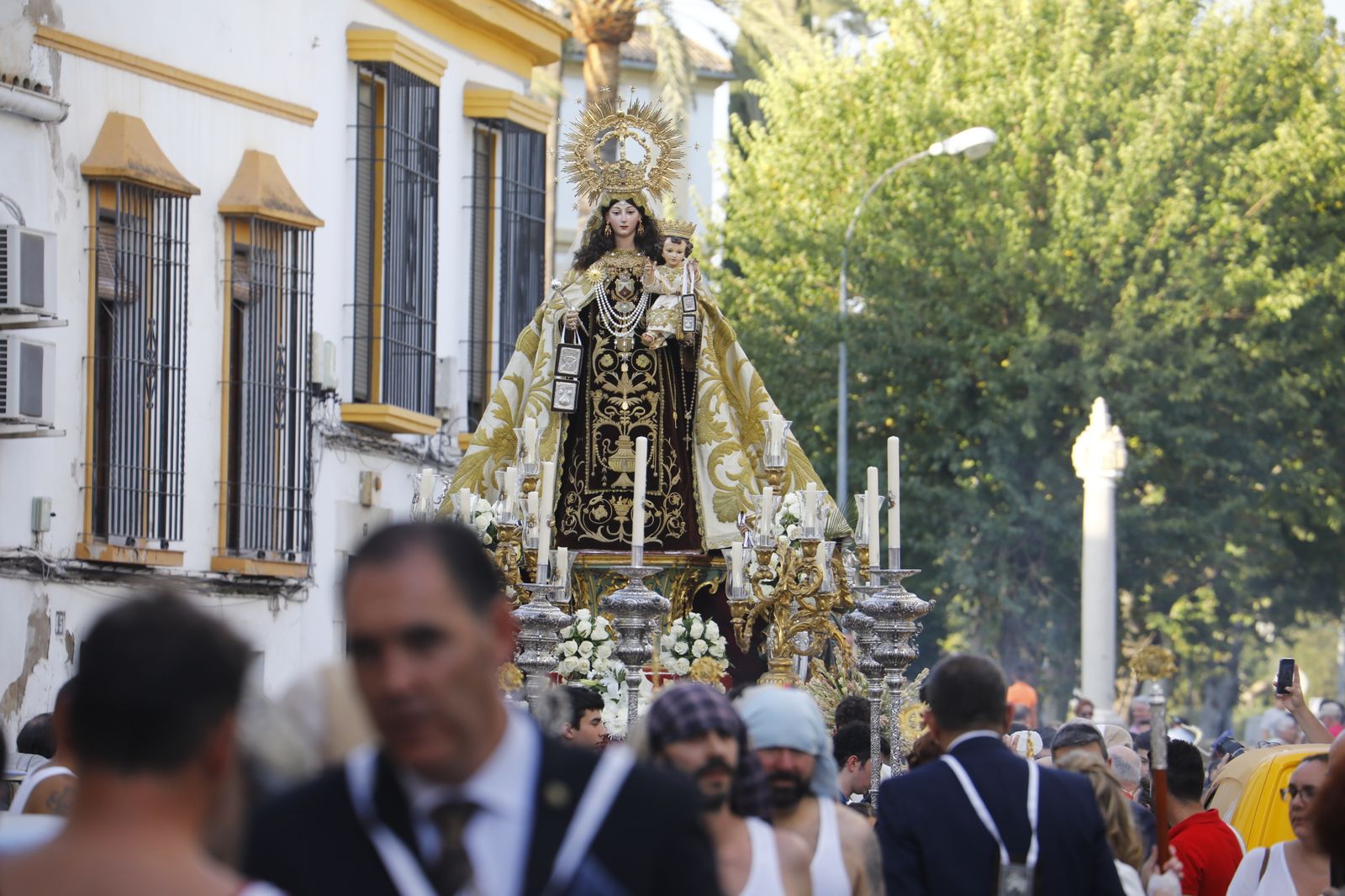 La procesión de la Virgen del Carmen de Puerta Nueva de Córdoba, en imágenes