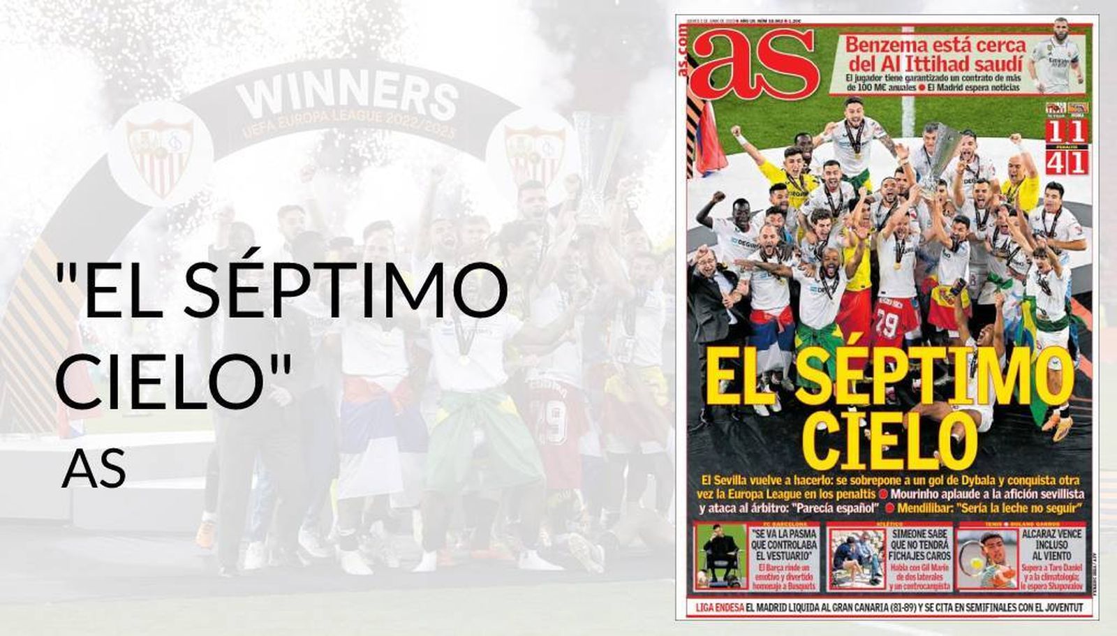As: "El séptimo cielo"