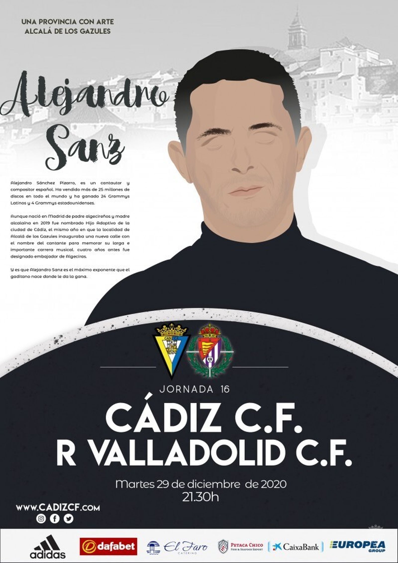 Imagen del cartel anunciador de la próxima jornada.