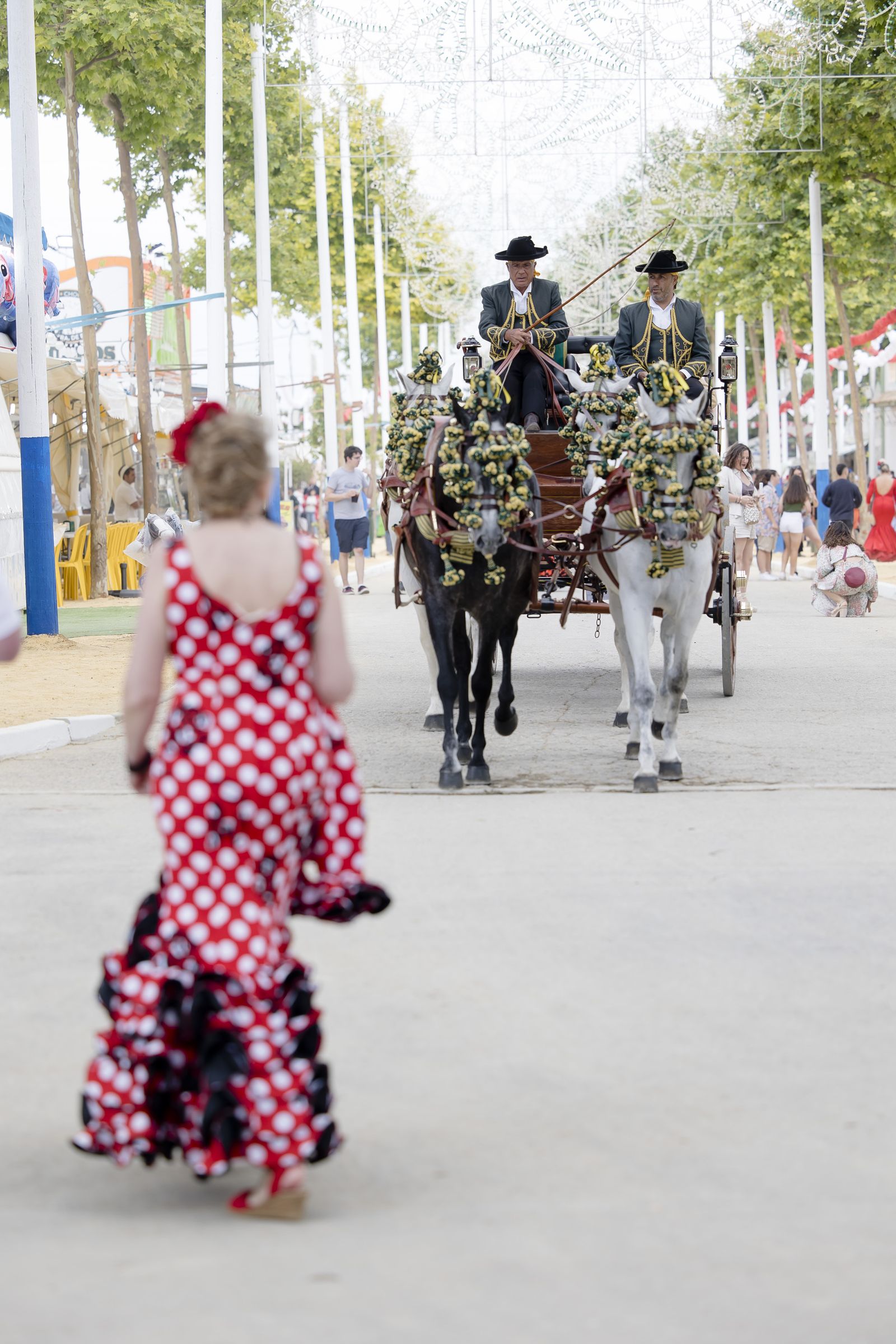 Primer día de la feria del Puerto de Santa María en imágenes
