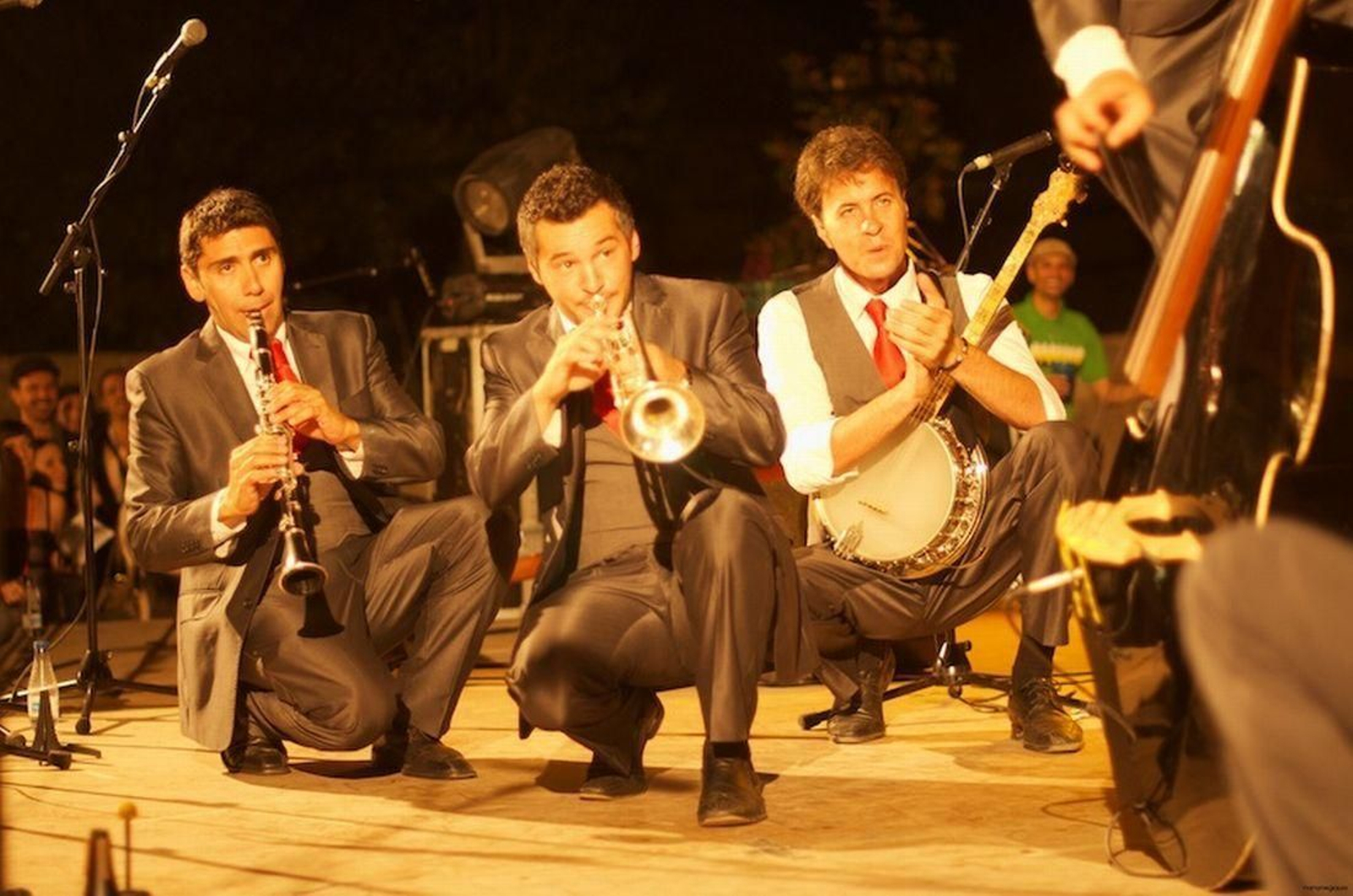 Imagen de los Potato Head en uno de sus conciertos.