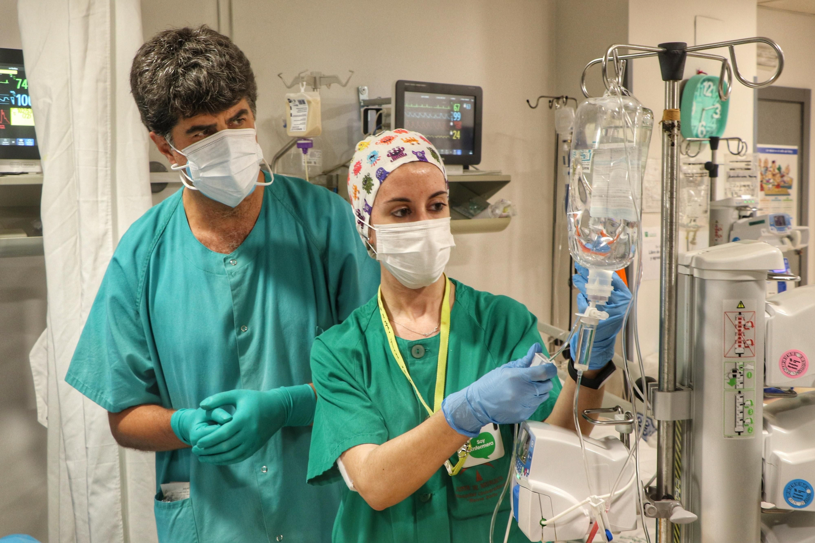 Trabajadores del Reina Sofía.