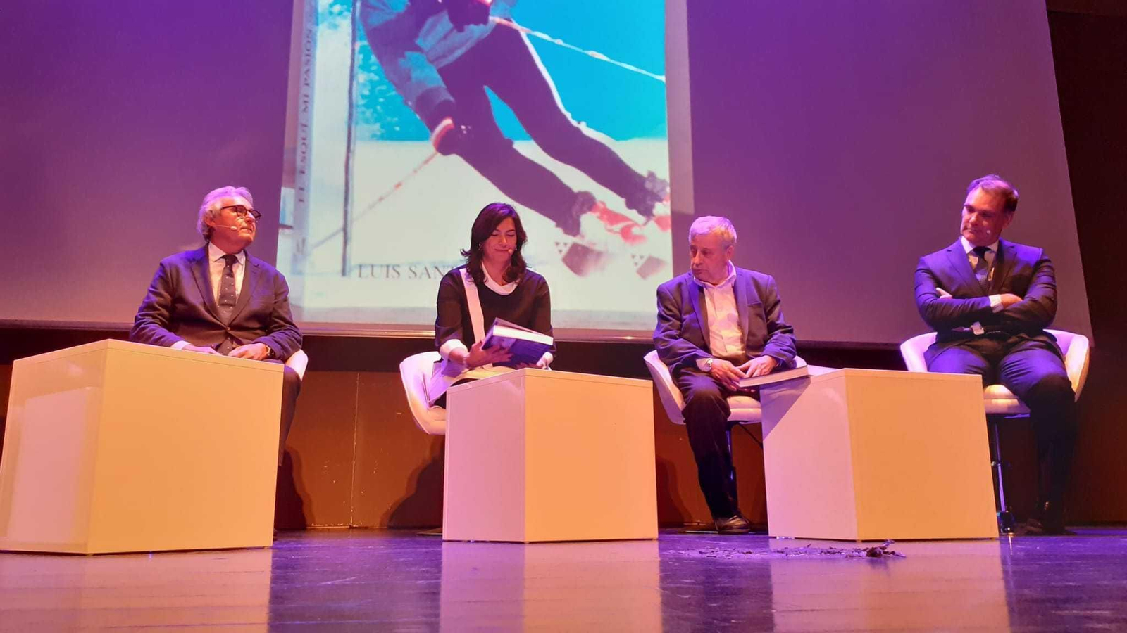 Luis Santisteban, María José Rienda, JerónimoPáez y Jesús Ibáñez.