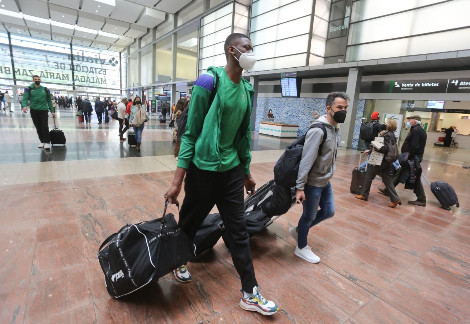 Málaga CF y Unicaja, en el mismo AVE a Zaragoza.