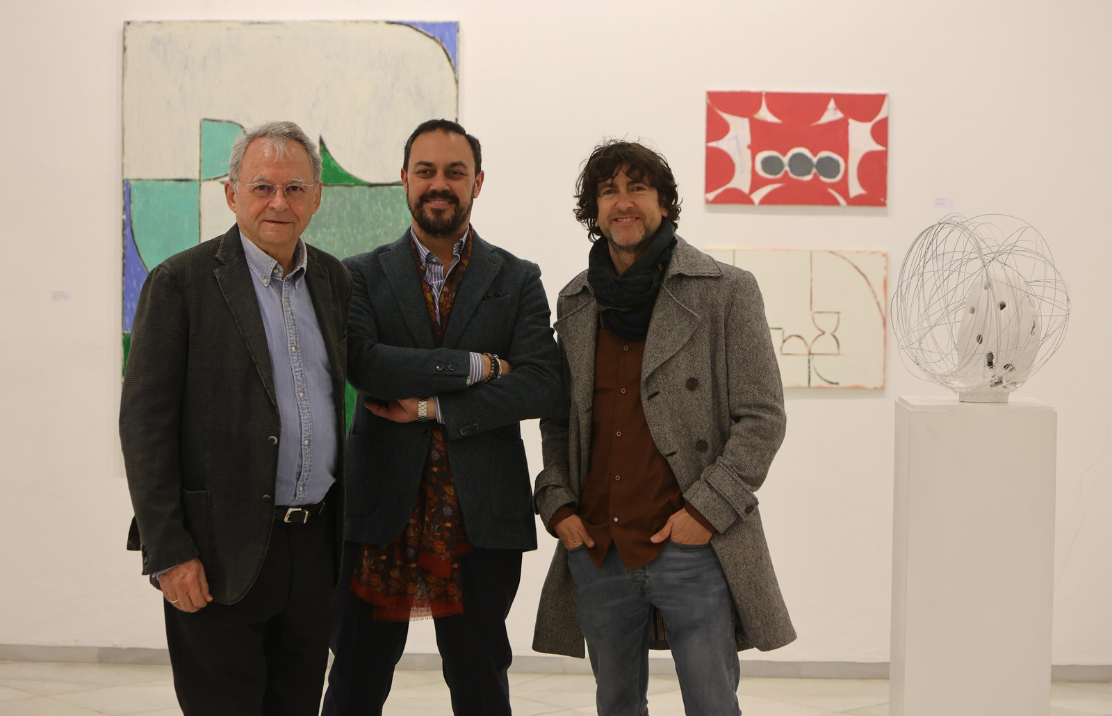 Exposición Geometrías Implícitas.  Nacho Carbó,  Fernando Clemente y Juan Suárez
