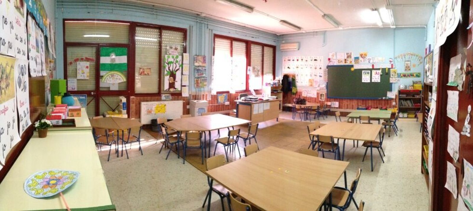 Escuela Argote de Molina, donde está matriculado el menor desahuciado.