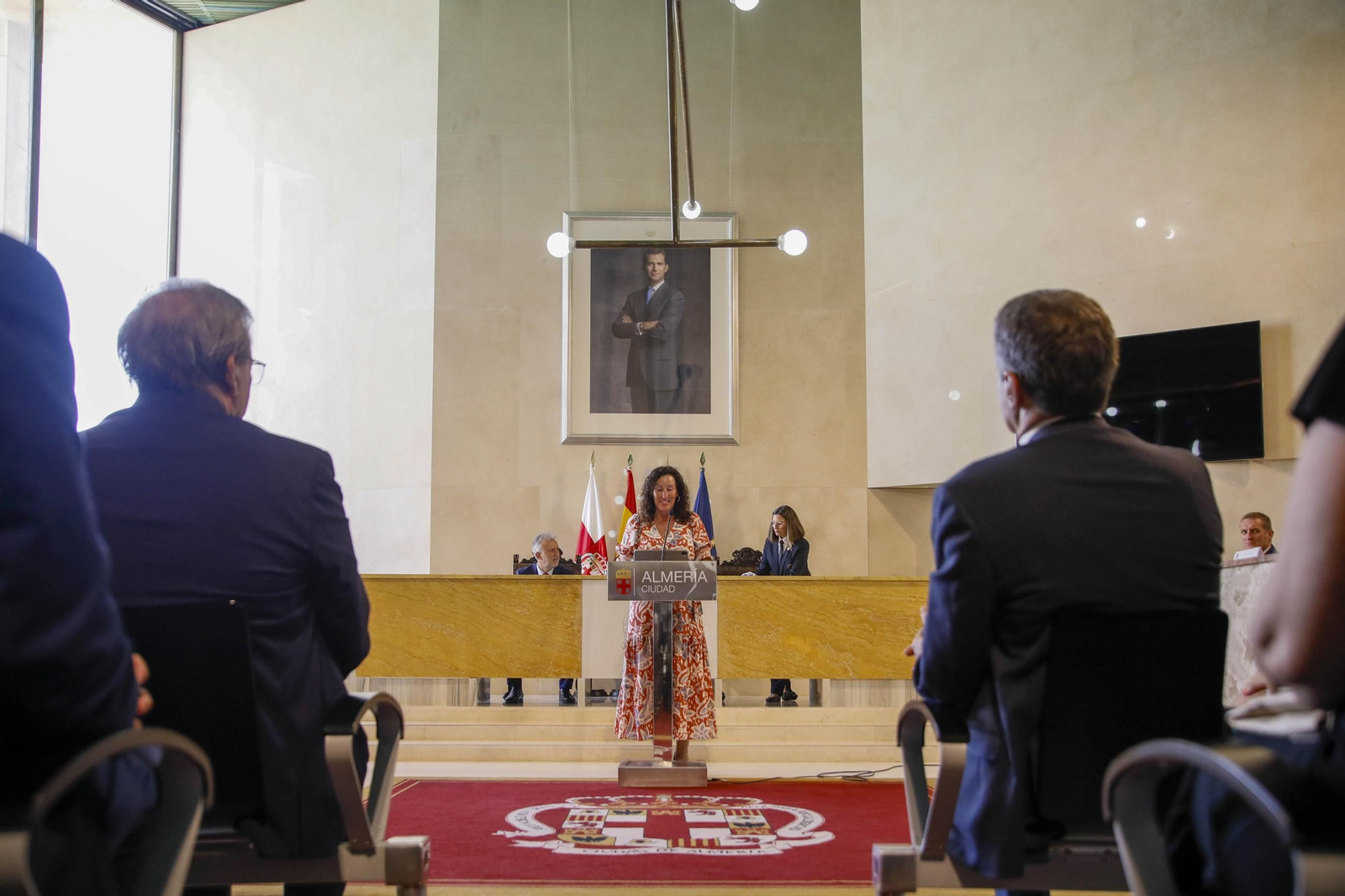 Placa de memoria histórica en el monumento de los coloraos, en imágenes