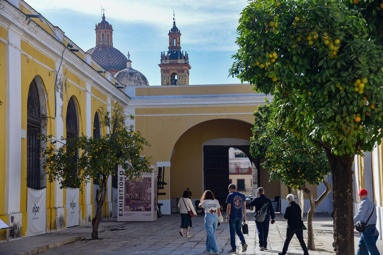 Vista de la parroquia de San Bernardo.