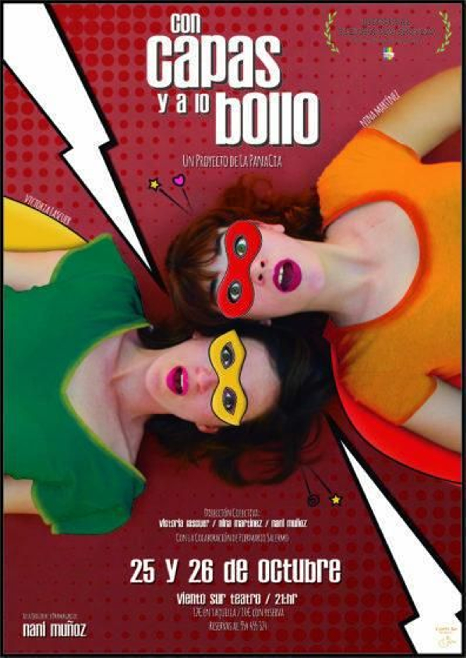 'Con capas y a lo bollo', en Viento Sur Teatro.