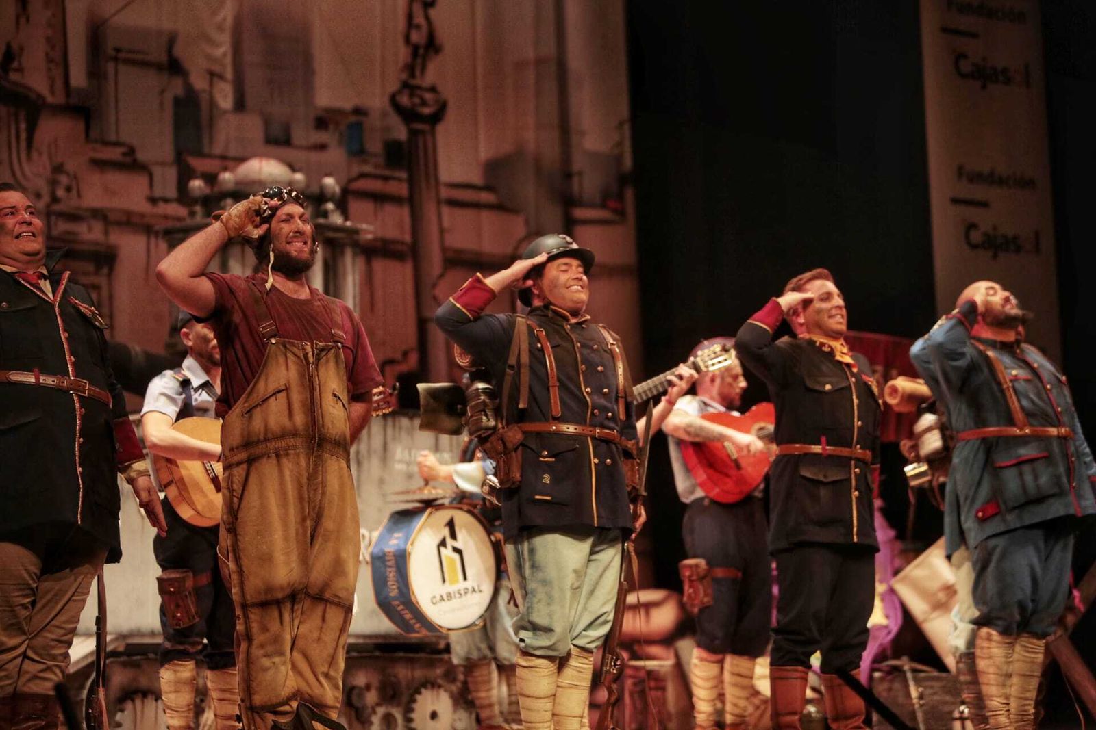 La comparsa "La división extranjera"