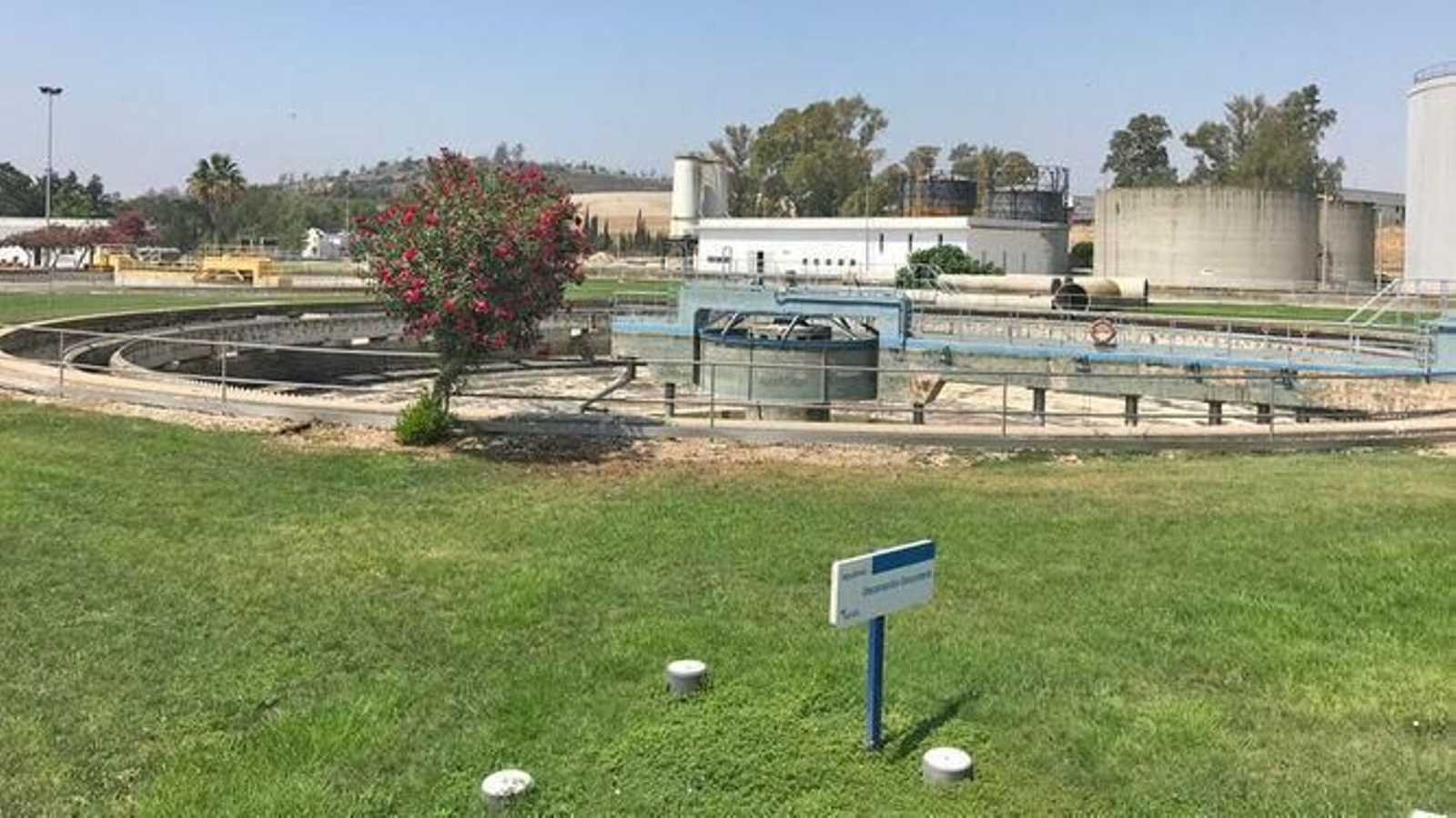 Imagen de la EDAR del Guadalete en Jerez.