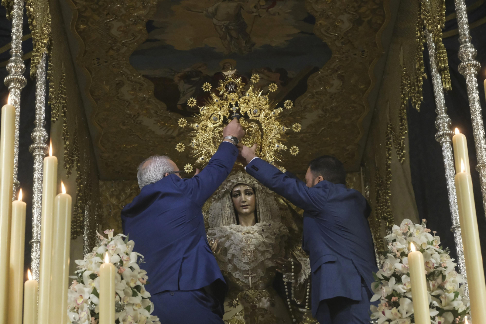 La nueva corona de la Virgen de la Alegría de Córdoba, en imágenes