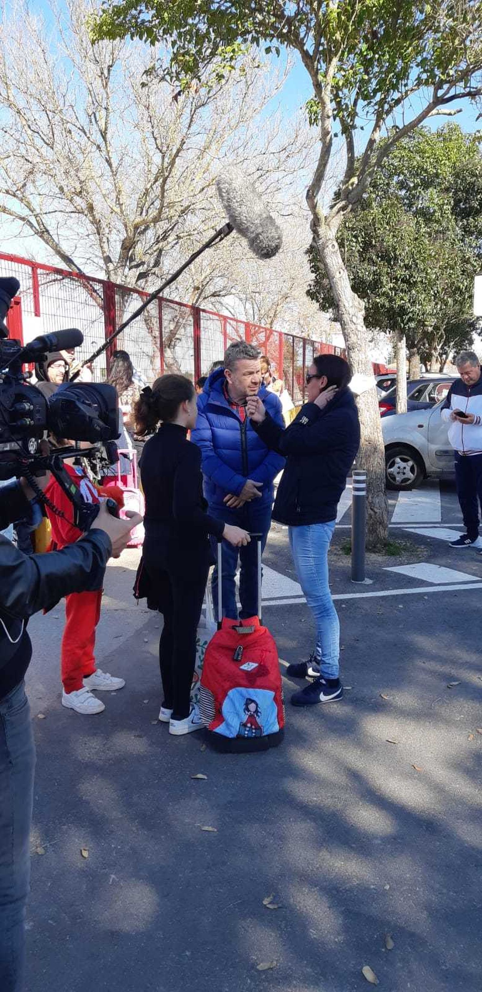 El cocinero Alberto Chicote, ayer en el San José Obrero.