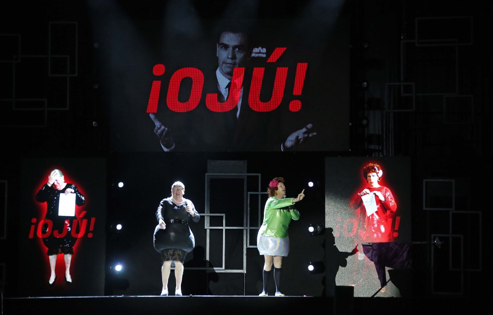 Un espectáculo de Los Morancos, en una imagen de archivo.