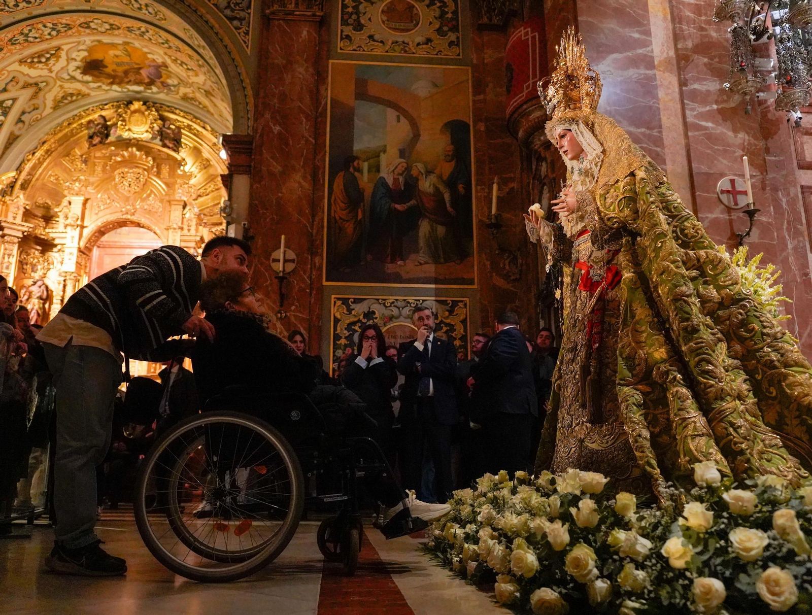 El reencuentro con la Macarena durante la tarde del 8 de diciembre
