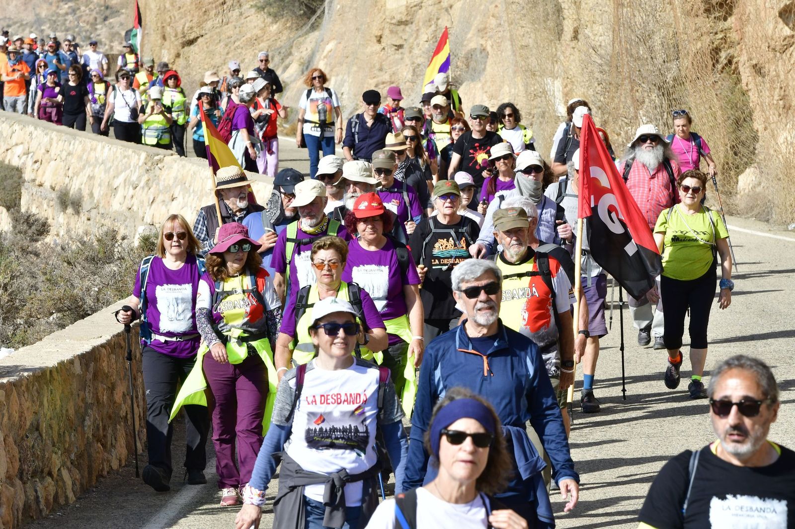 Participantes de la Desbandá.