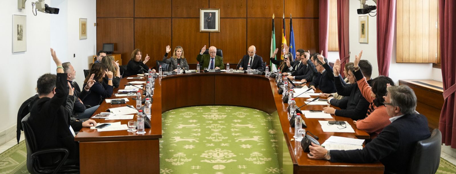 Imagen de la Diputación Permanente de la Cámara andaluza.