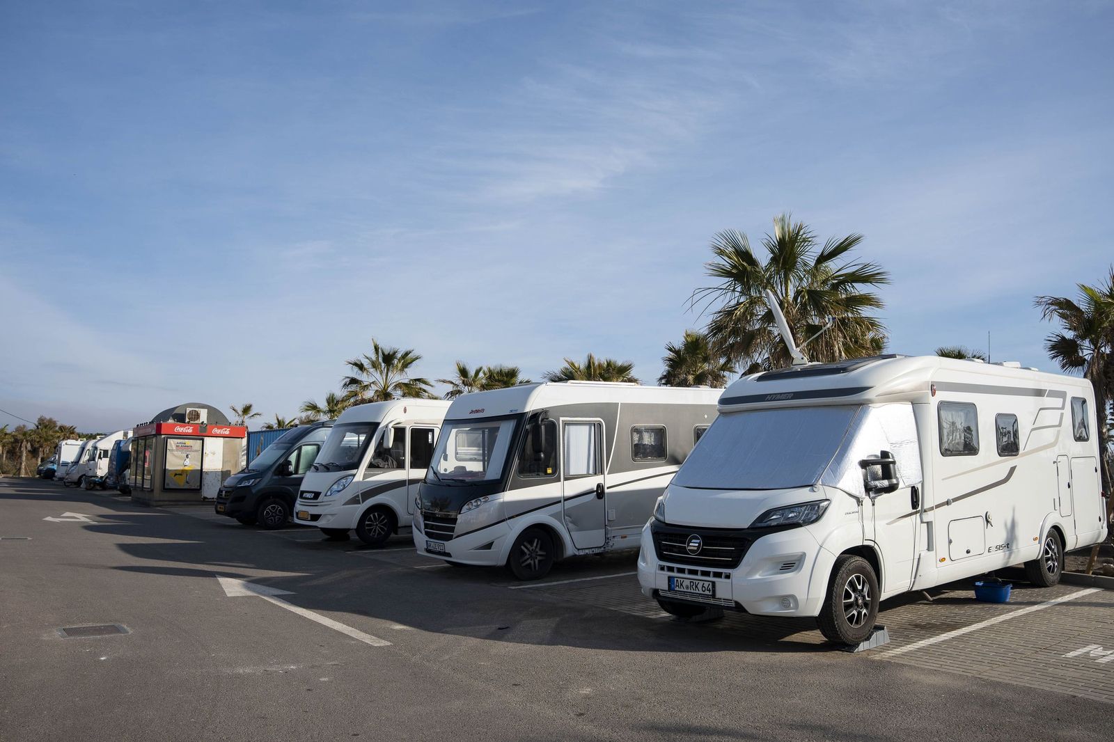 Las caravanas también están en el Delta del Andarax y la playa del Zapillo.