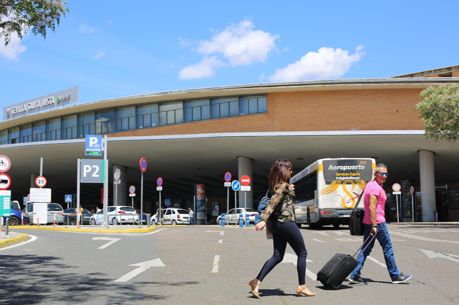 La estación de trenes de Santa Justa es el punto central de la línea de tranvía propuesta.