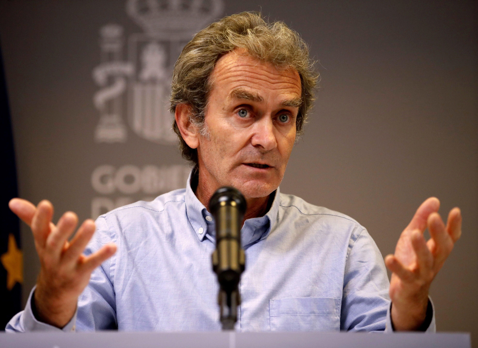 Fernando Simón en una rueda de prensa