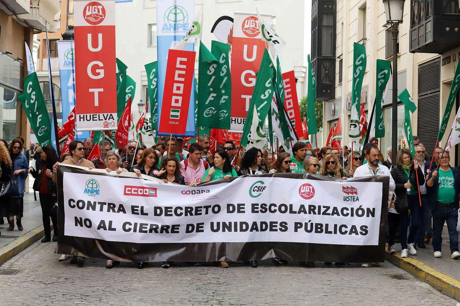 Imágenes de la manifestación en defensa de la educación pública