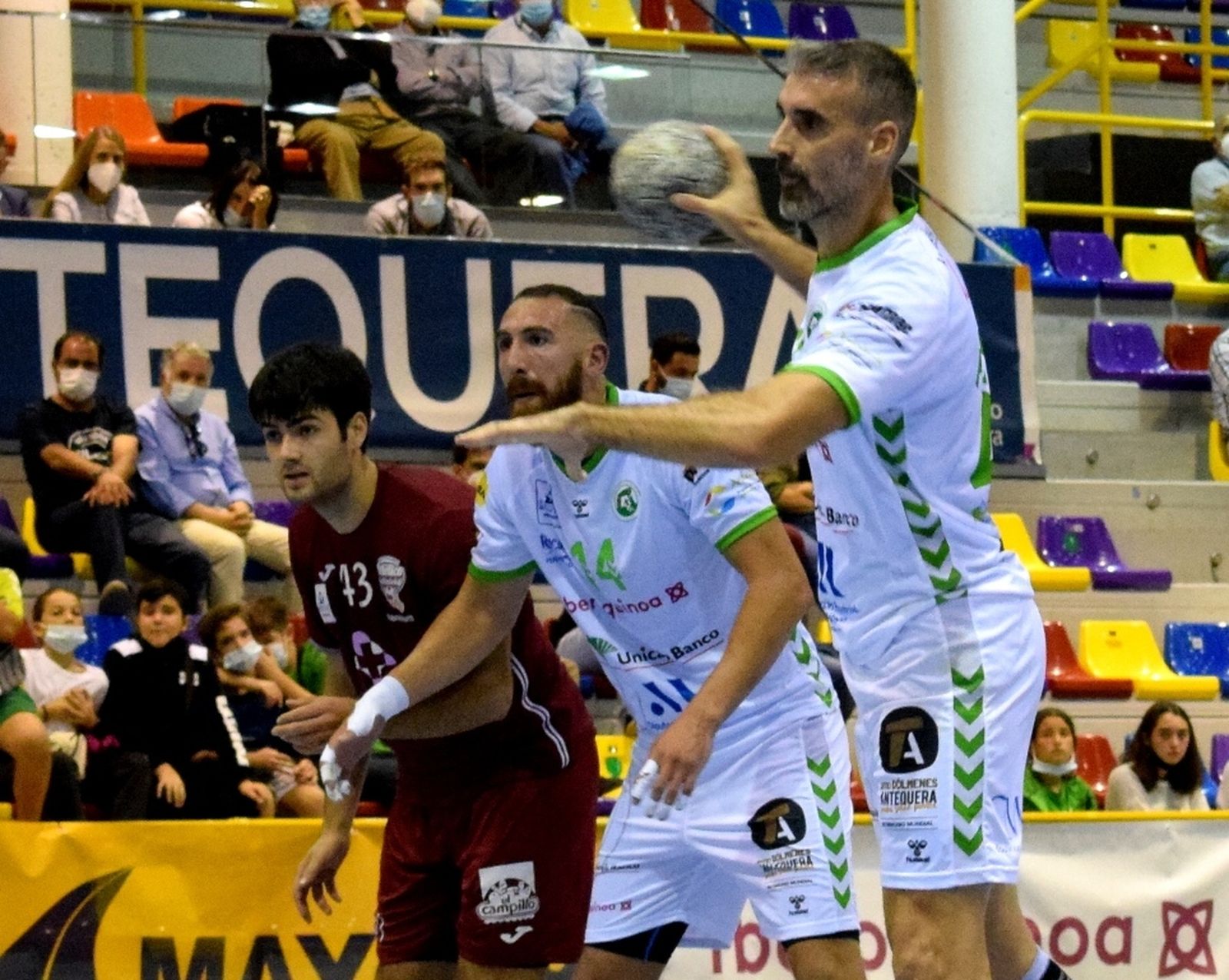 Una acción desde los siete metros del Iberoquinoa.