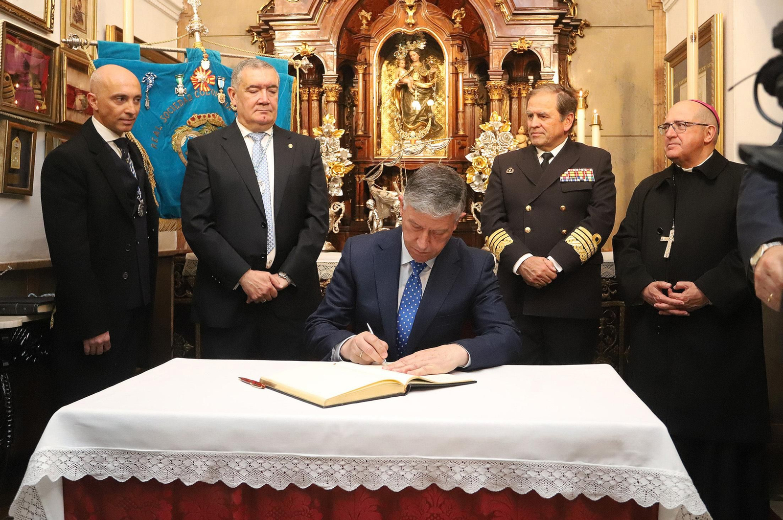 Imágenes de la rememoración del Voto Colombino en el santuario de La Cinta