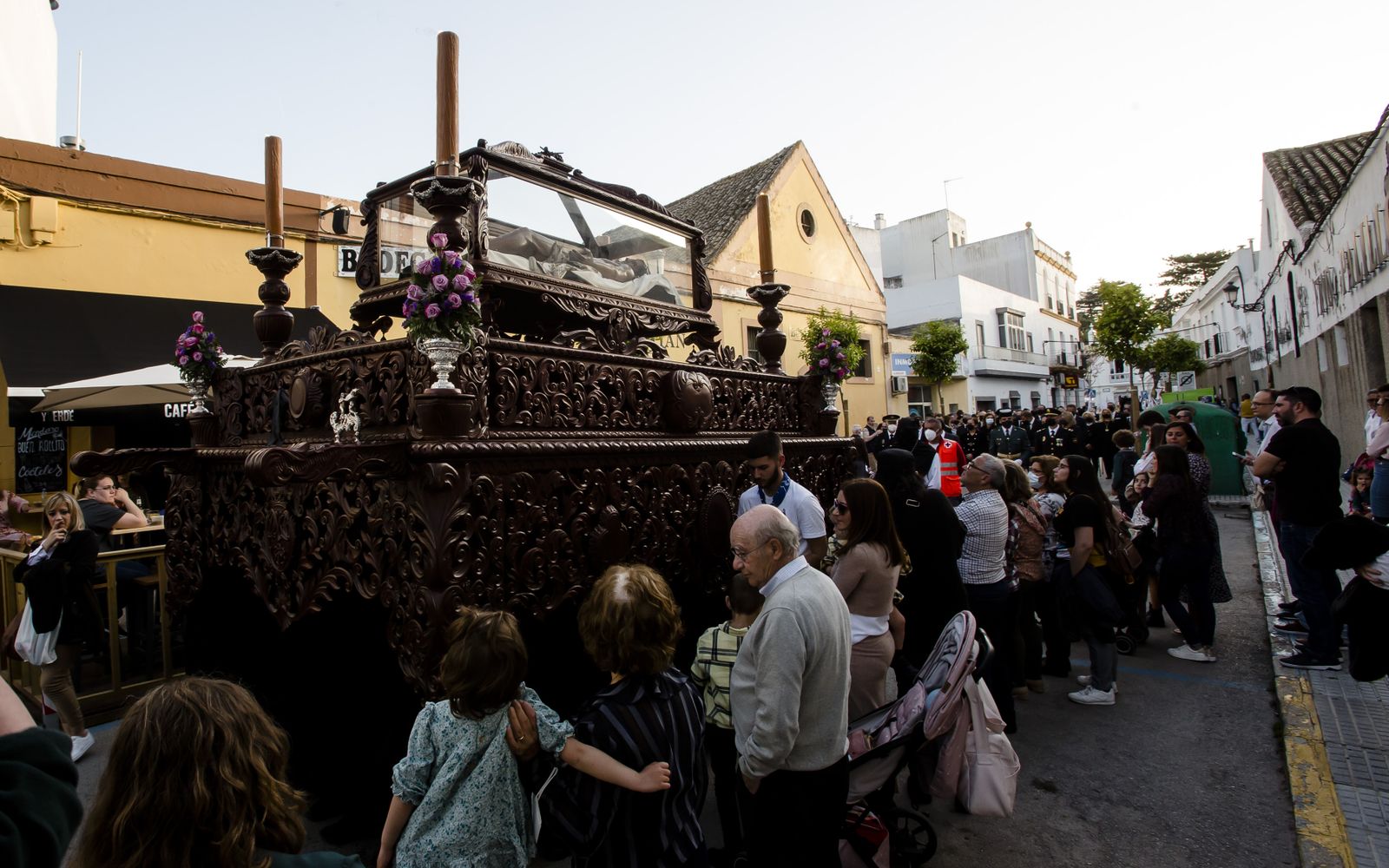 Las imágenes de la cofradía de la soledad en la Semana Santa de Chiclana 2022