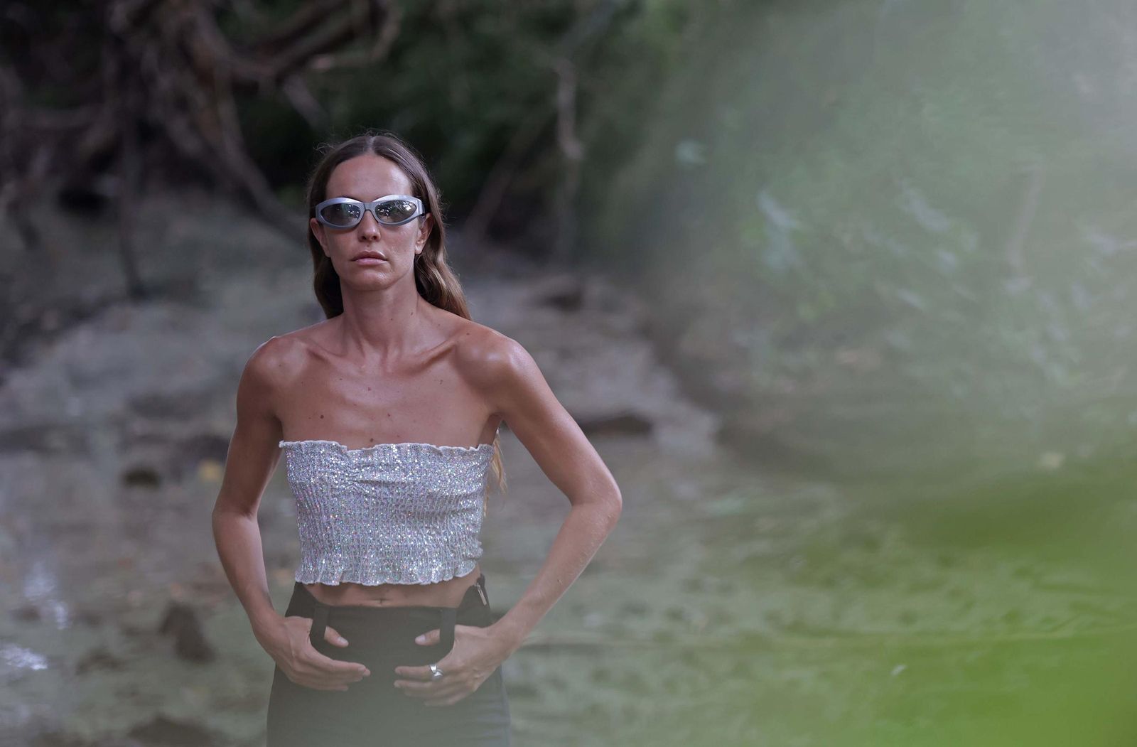 Fotos de Brisa Fenoy en la zona de Getares en Algeciras