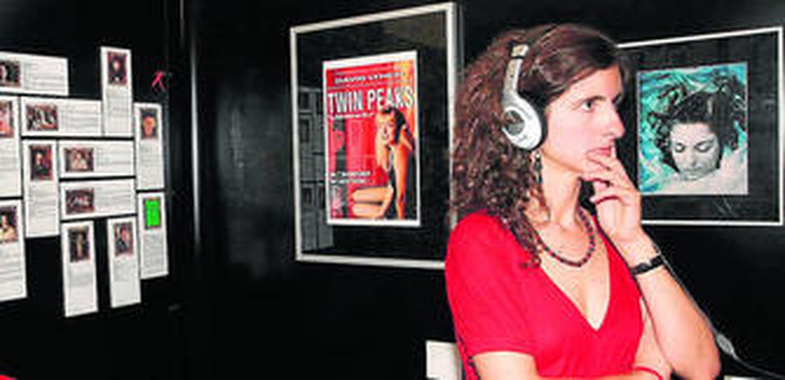 En la muestra se pueden ver fragmentos de algunas de sus películas.