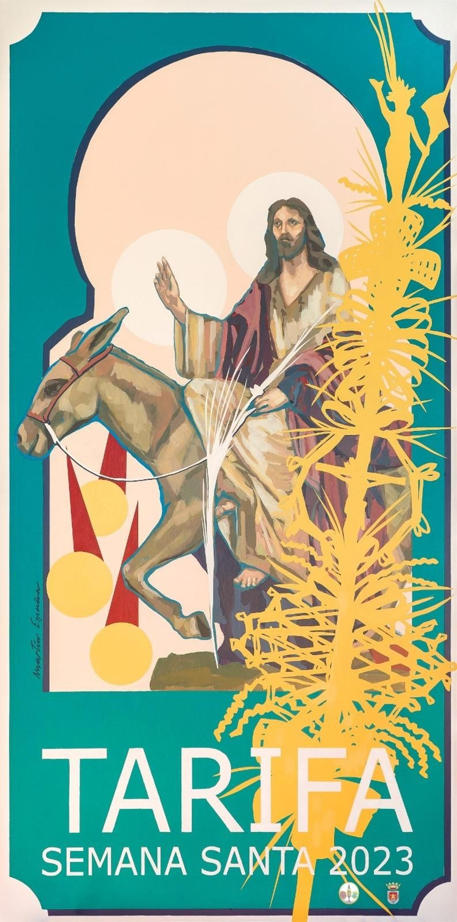 Cartel anunciador de la Semana Santa de Tarifa.