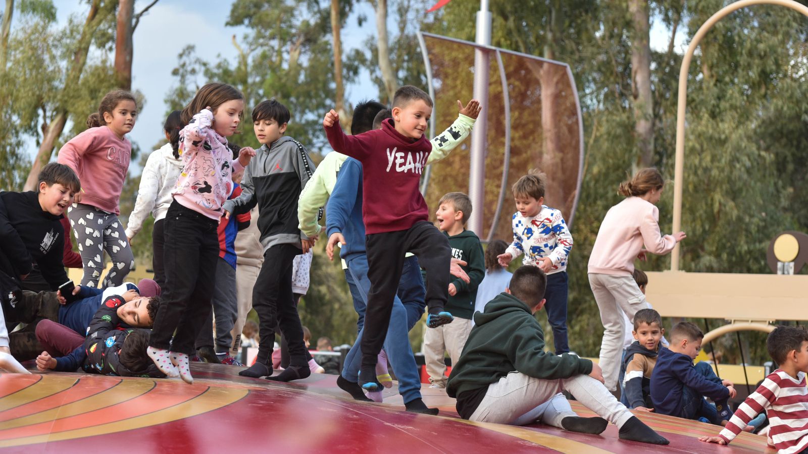 La inauguración del parque Barbésula en Guadiaro, en imágenes