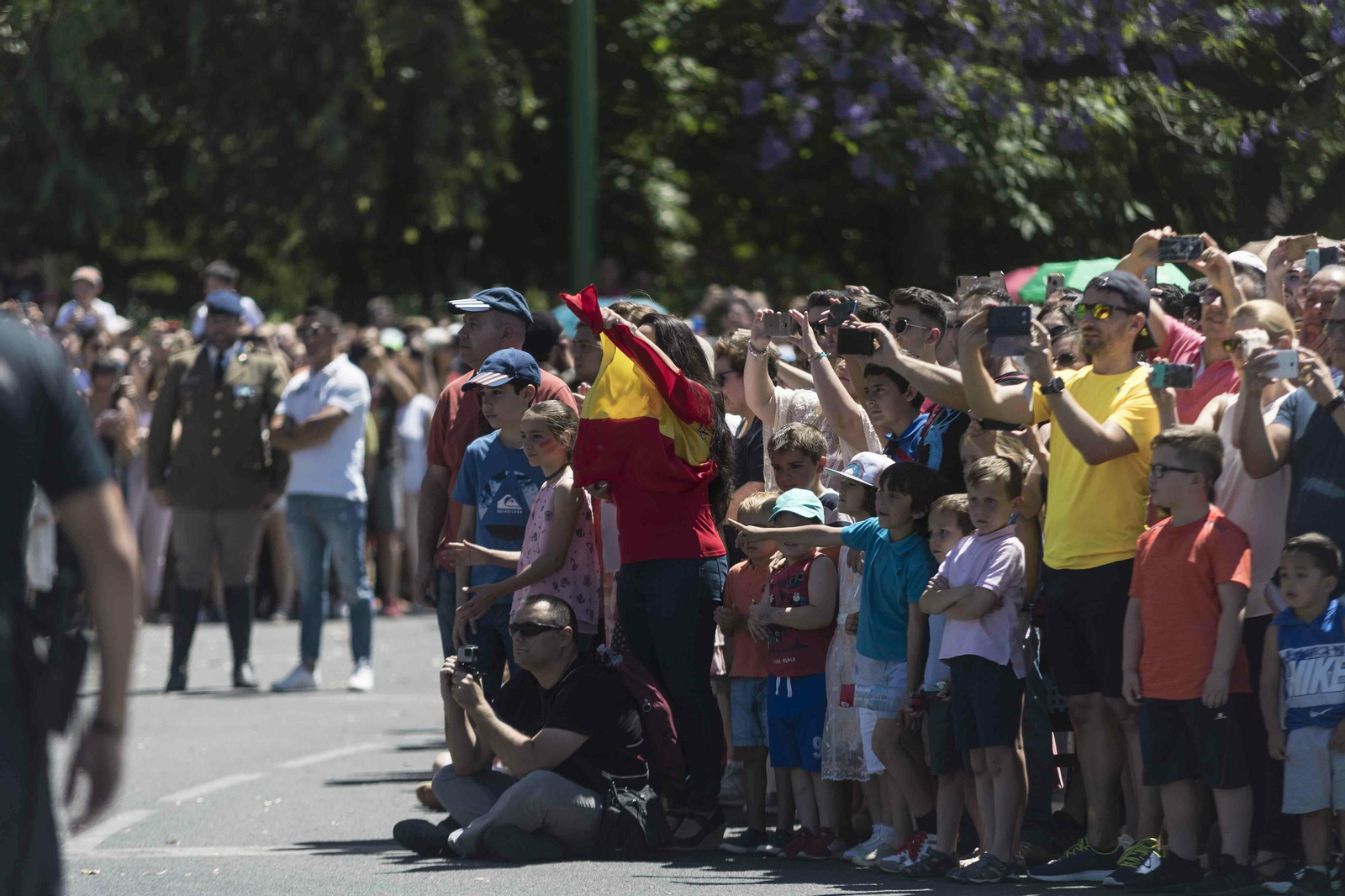 Las imágenes del desfile del Día de las Fuerzas Armadas en Sevilla