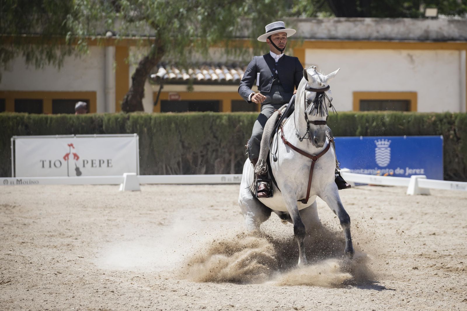 Final del concurso de Doma Vaquera 2023 en el Depósito de Sementales