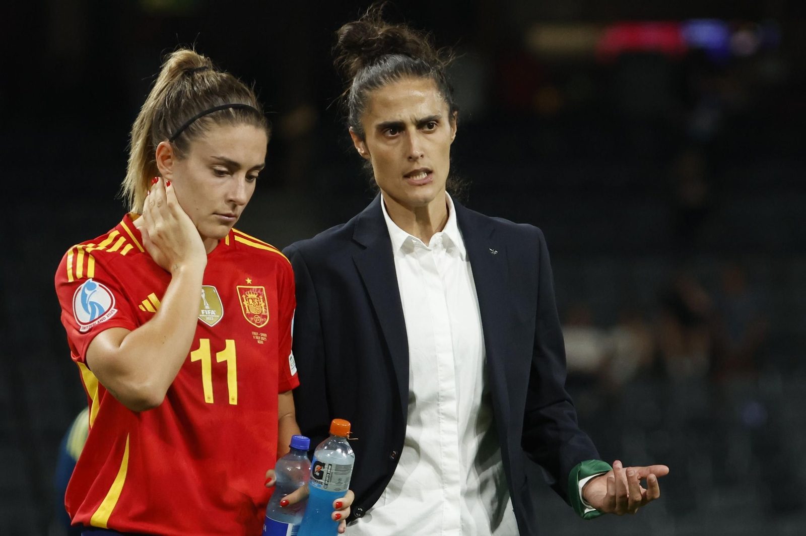 Las fotos del Italia - España de la Eurocopa femenina