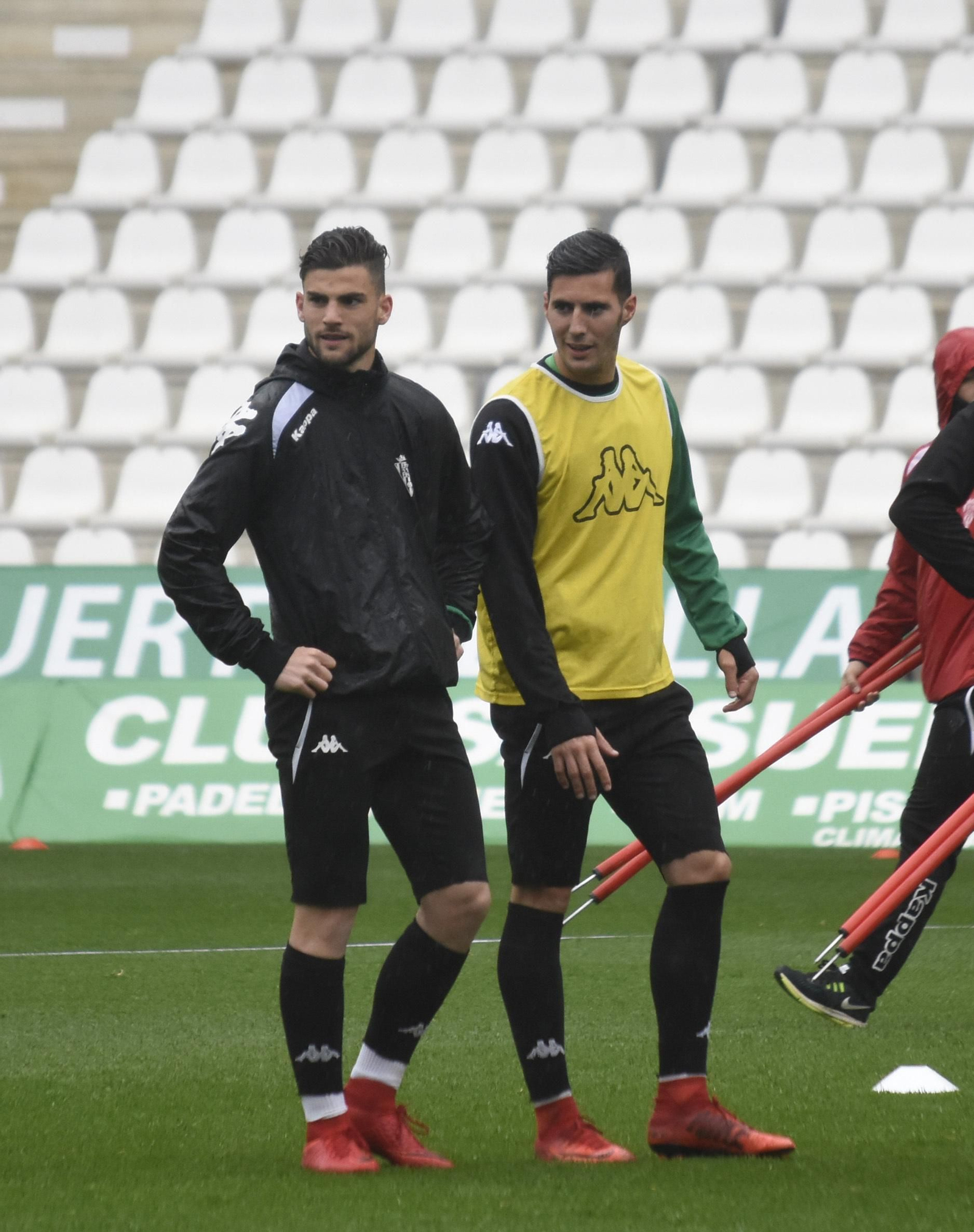 Guardiola, con Eneko Jauregi.