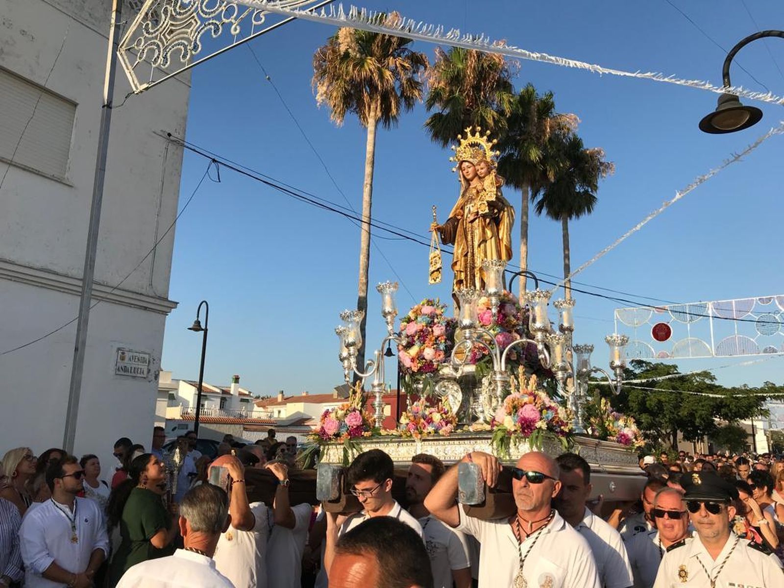 Procesión del Carmen en Palmones de 2019