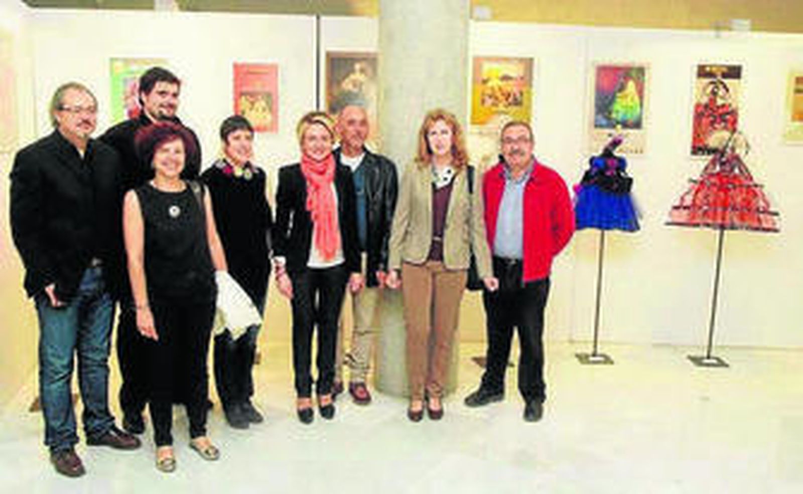 Eloisa Cabrera con María Dolores Ortega y Ascensión Rodríguez