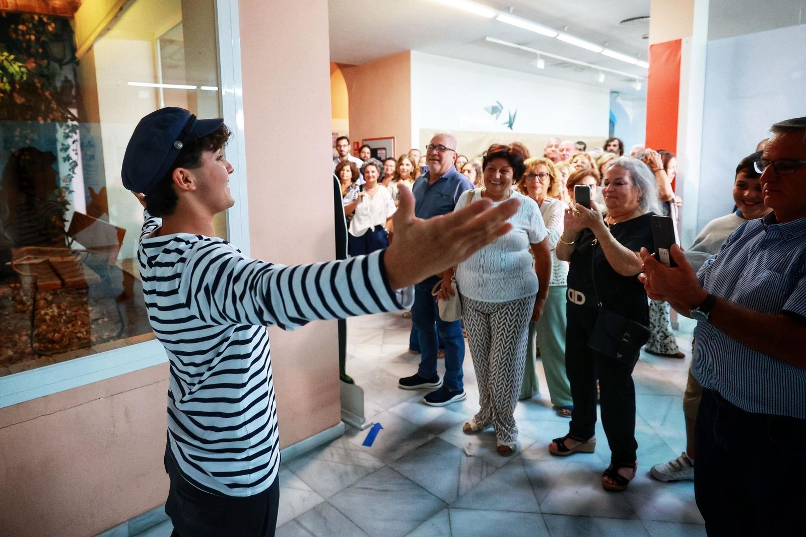 Una visita teatralizada a la Fundacion Rafael Alberti, hace unos meses.