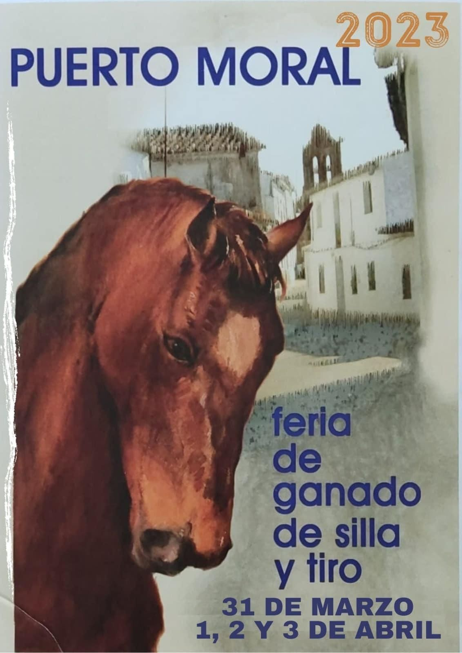 Cartel Feria Ganado Puerto Moral 2023